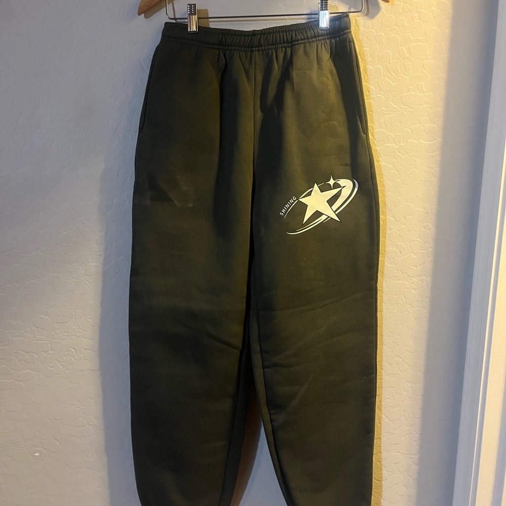 SHEIN Black Sweatpants Relaxed Fit Joggers